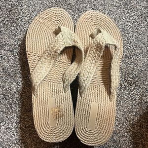 Brand new wedge flip flops